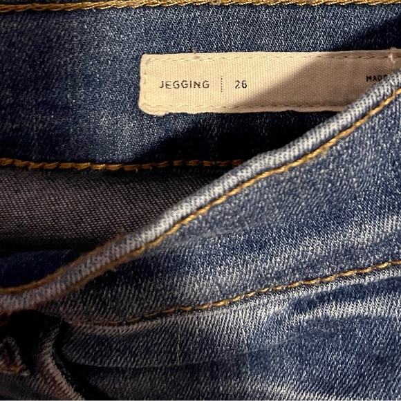 PacSun ripped Mauled- High rise jegging Size 26 - Picture 3 of 4